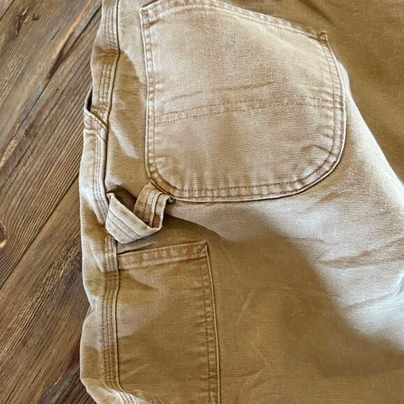 Carhartt B11-BRN Carpenter pants size 48” x 32”. Hammer loop. Tool pockets. - Picture 8 of 8